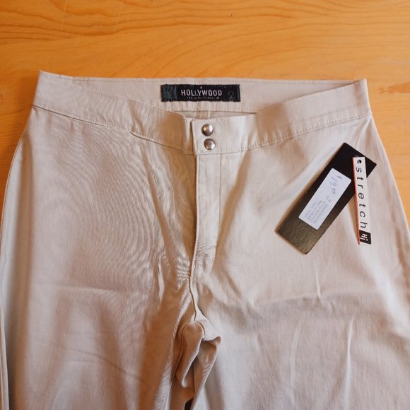 NEW! Hollywood The Jeans People Women's Tan Pants Size 28( 4336) - Picture 2 of 5